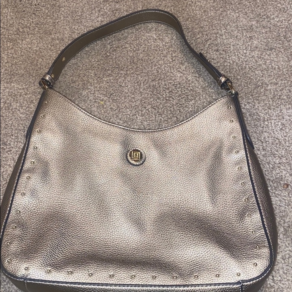 New w/o tags, Liz Claiborne Pewter Hobo Purse bag